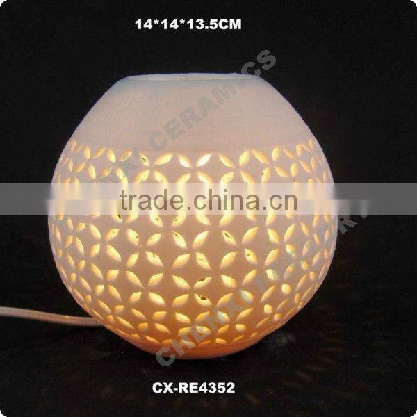 porcelain electric wax warmer Ceramic electric oil burner ceramic electric candle warmer ceramic night light