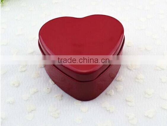 heart shape chocolate gift tin box