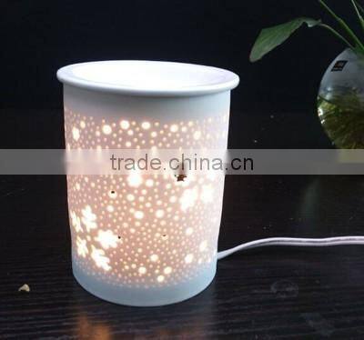 Ceramic Cylinder electric oil burner with aromatheraphy function