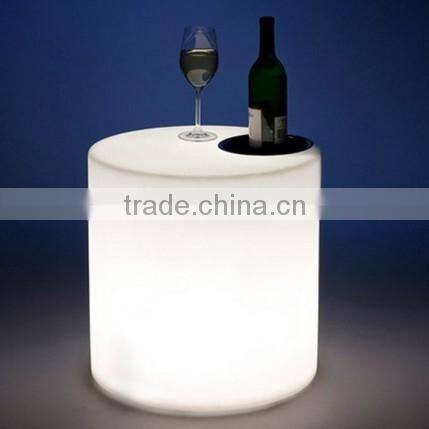 2016 Hot !outdoor color changing led plastic benches / popular bench