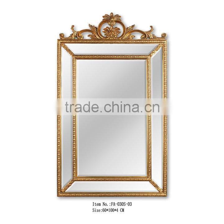 Living Room Furniture Wall Arts Wood Carving Antique Mirrors