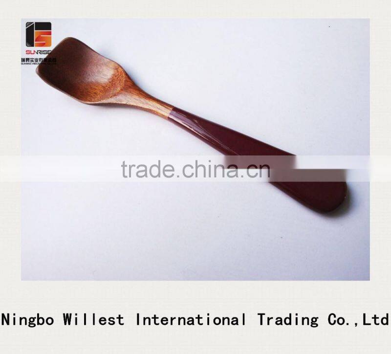 Profesional manufacture wooden spoon,honey or spice kitchen spoons
