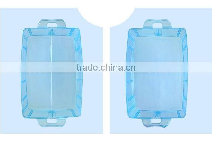 32cm XL Size Three layers Clear Portable Plastic Tool Organizer Container Divider Storage Bin&Box Tackle box