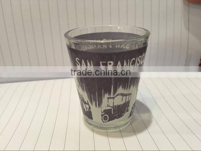 Tourist souvenir gifts high quality custom made shot glass