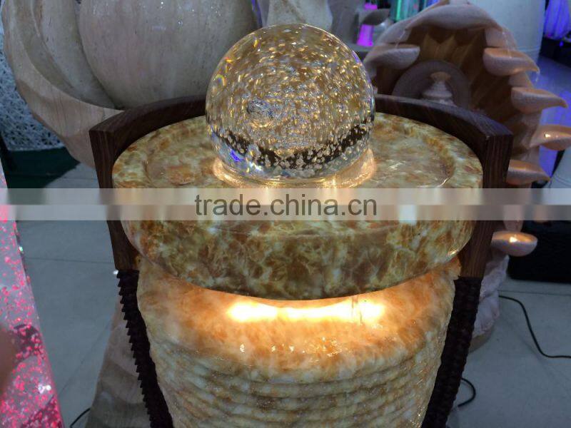 garden fengshui floating rolling ball fountain for sale