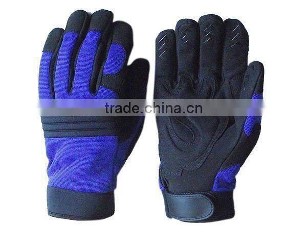 Safety Auto Leather Mechanic Work Glove