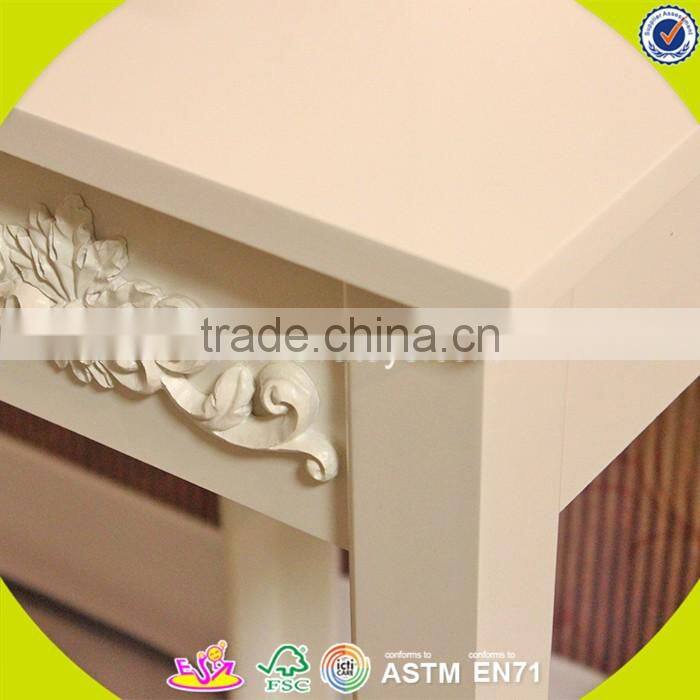 2017 New design wooden outdoor plant stands white solid wooden outdoor plant stands best outdoor plant stands W08H056