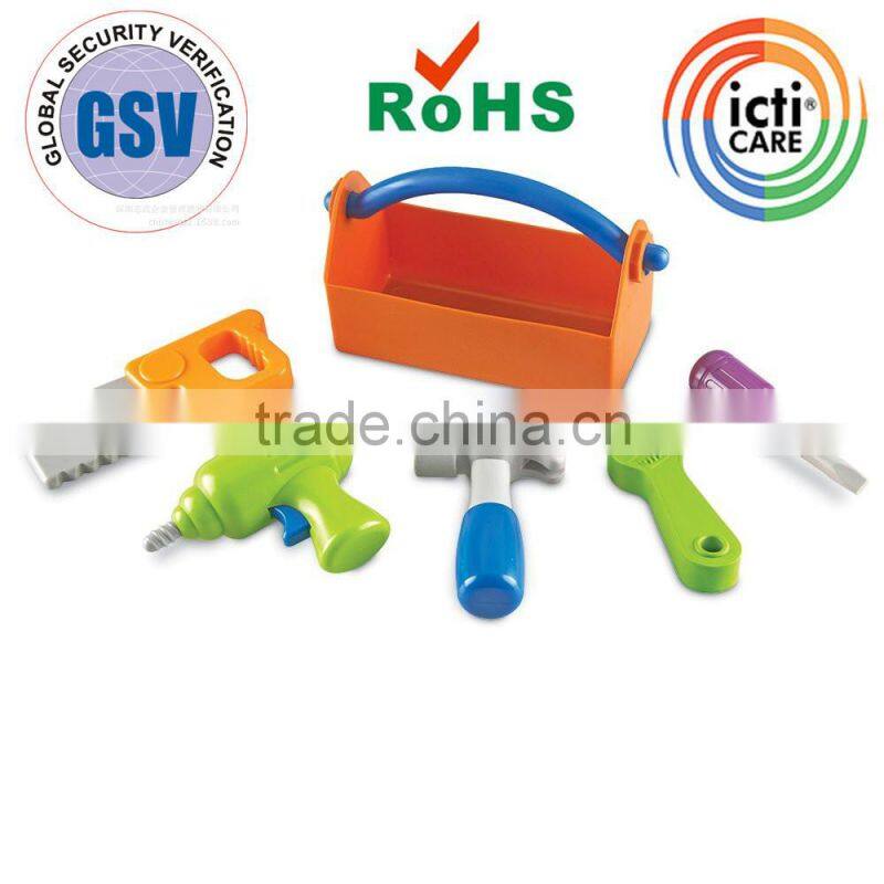 2015 new plastic hand fixing toy set for kids Learning Resources tool set fisher peice wholesale from China ICTI manufacture sup