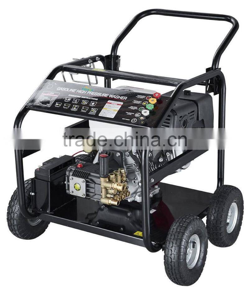 gasoline car wash machine 200bar gasoline high pressure washer