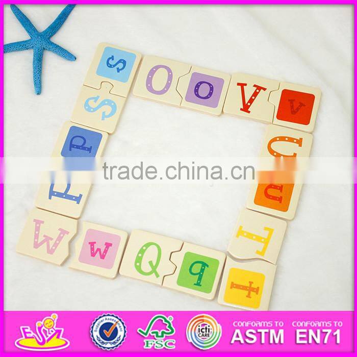 2016 best sale funny children wooden domino blocks W15A069