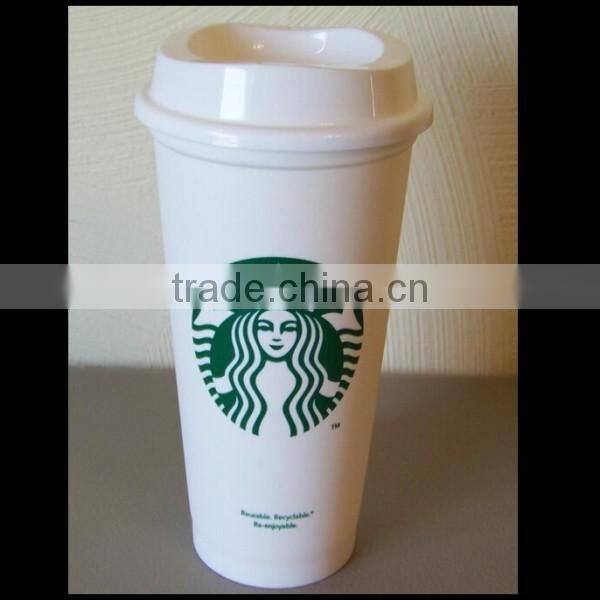 Reusable Plastic Cups classic coffee tumbler travel recyclable cups,custom plastic disposable coffee little shop cups