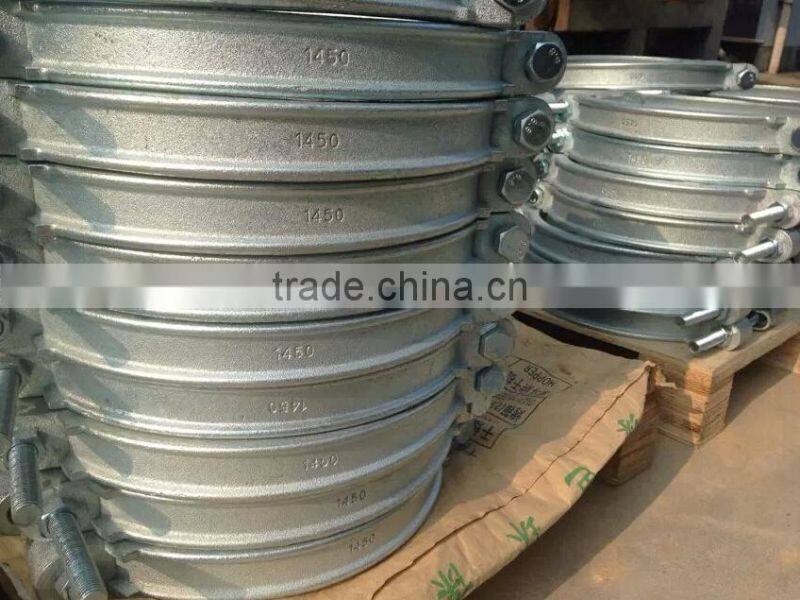 Galvanized Steel Double Bolt Clamp