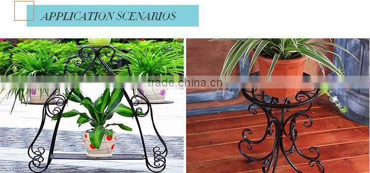 outdoor pot plant stand iron pot holder
