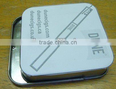 Two Piece Metal Cigarette Tin Case