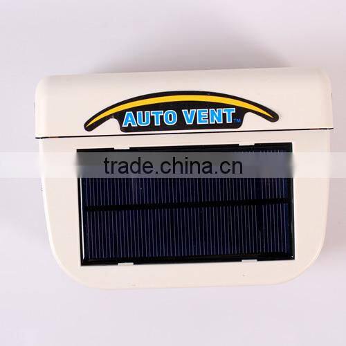 1W Rechargeable Solar Power Auto Vent Car Fan