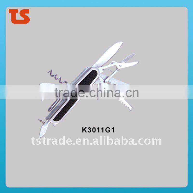 2014 New design multi function novelty pocket LED lighterknife Mountain climbing tools(K3011G1)