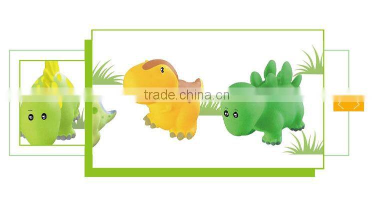 Baby animal set 6 inch wholesale rubber toy dinosaurs