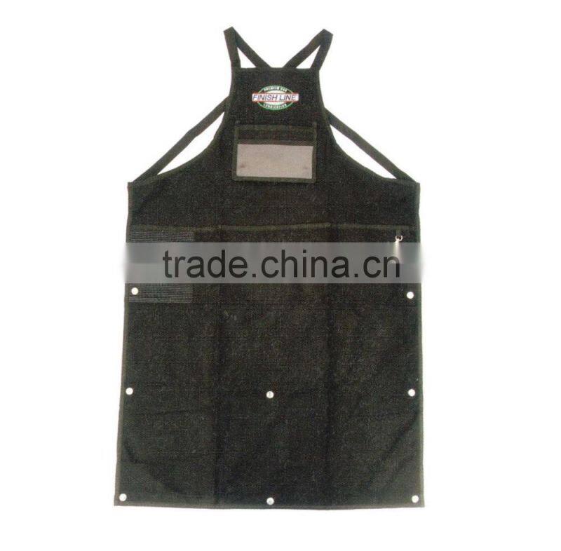 high quality personalized logo custom baker cotton denim apron with nylon strap