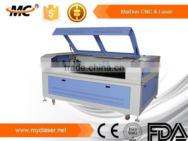 MC1610 high precision double heads acrylic laser cutting machine for sale
