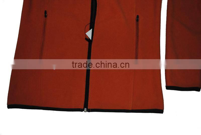 professional Manufacturer polar fleece winter women coat compounded polar fleece jacket