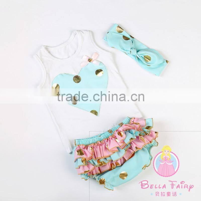 New style Wholesale bulk kids clothes Cheap China Newborn Baby Girls Clothing Set Children's Boutique