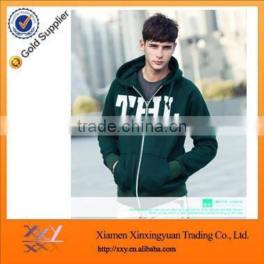 Custom 80% Polyester 20% Cotton Fleece Full Zipper Hoodies