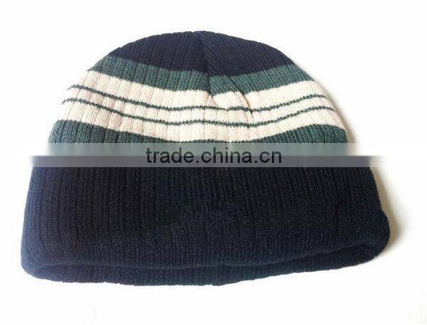 Hot selling winter warm knitted beanie hat