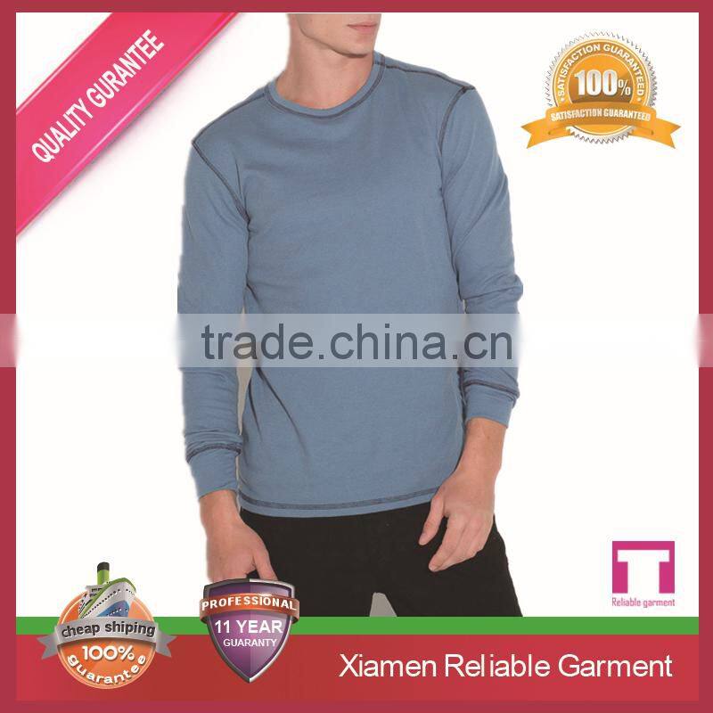 Hot sale bulk soft cotton long sleeve tshirt promotional printing OEM supplier in China