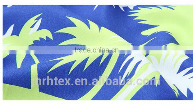 2015 Summer Fashion custom polyster and cotton printed mens beach shorts