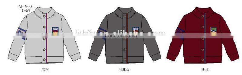 2015 new fashion hoodies boy top winter wool baby knit sweater design custom coat