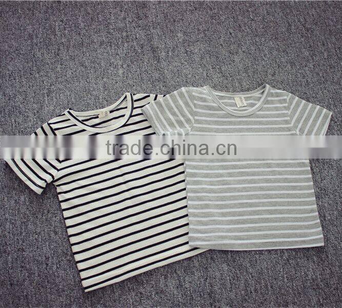 Free shipping striped style baby T-shirt two colors