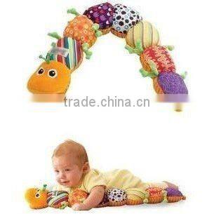 Hot!!!Popular Colorful Musical Inchworm musical baby plush toys educational toys