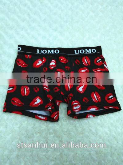 2014 fashion printed UOMO boxer wholesale mens boxer shorts