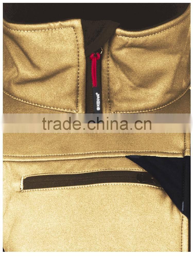 Waterproof workwear 3 layer soft shell jacket