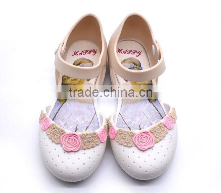 Rose girls mini melissa shoes, girl melissa shoes