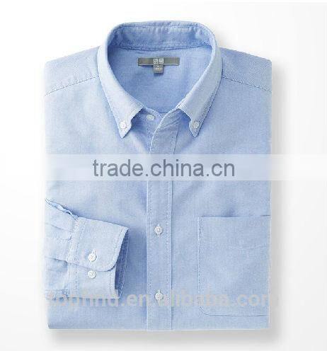 Long Sleeve Oxford Men casual Shirt