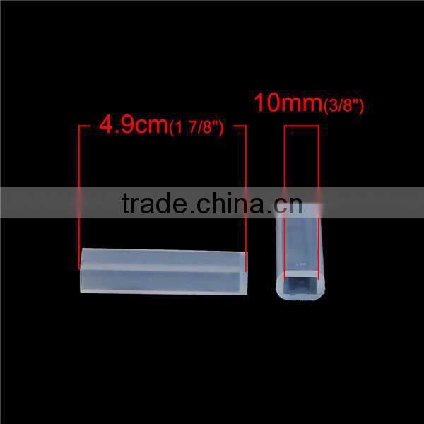 Silicone Resin Mold Rectangle White 49mm x 14mm