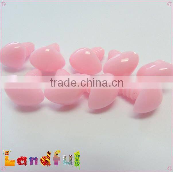 15mm Light Pink Triangle Nose Safety Plastic Nose Stuffed Bear Nose