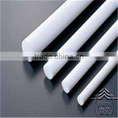 thin white ptfe rod