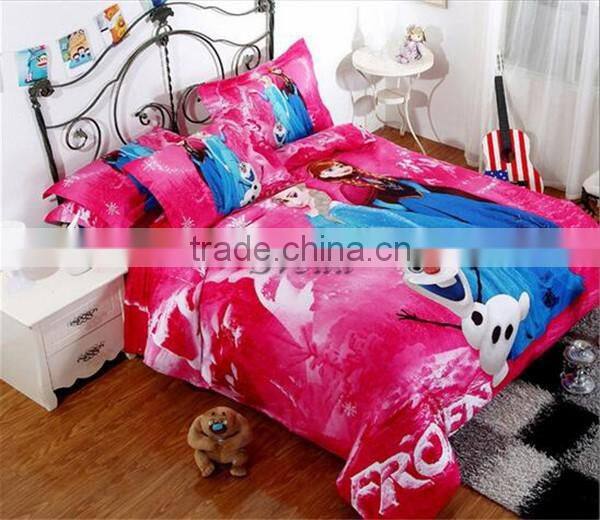 Wholesale Frozen bedding set for kids Frozen bedding set of 4pcs for 1.5-1.8m king beds