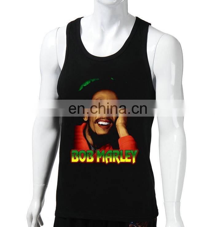 BOB MARLEY men's singlet,printed wrestling singlet