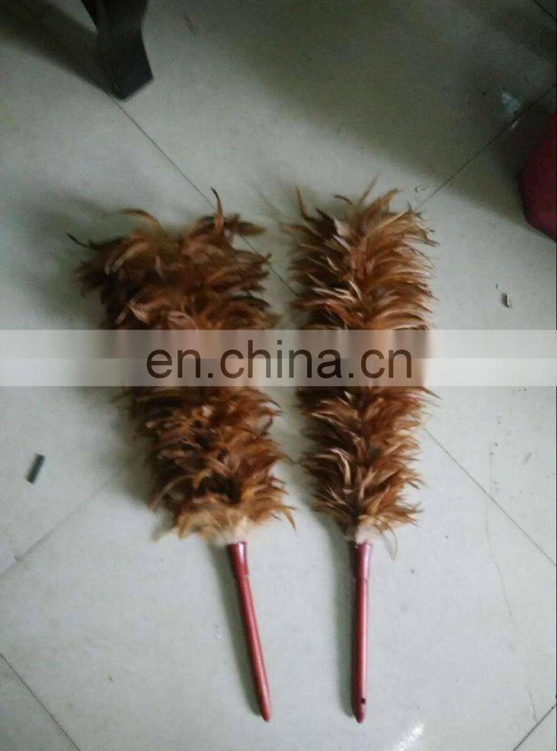 fast shipping natural color chincken feather duster from south Africa