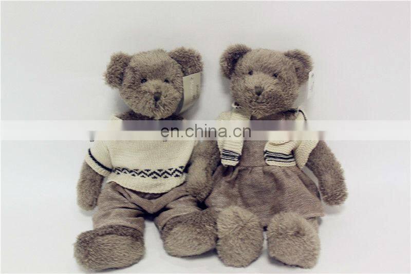 2013 New manufacture plush bear with sweater Shanghai China (home decoration,ce,gift,en71,astm,iso,kid)