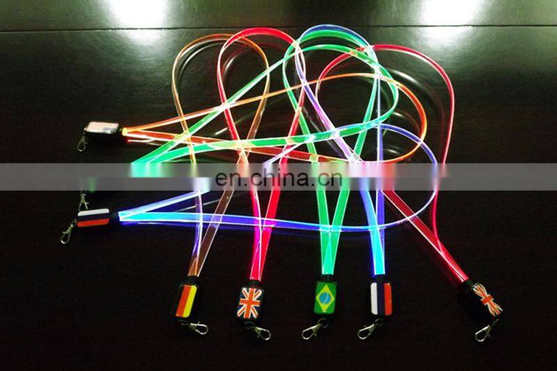 NEW party LED lanyard led flashing lanyards led flashlight necklace