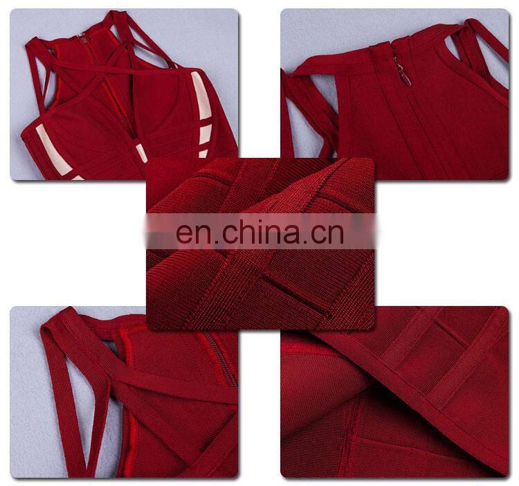 latest new woman sleeveless sexy deep V dinner dress , wholesale midi middle aged women fashion dress