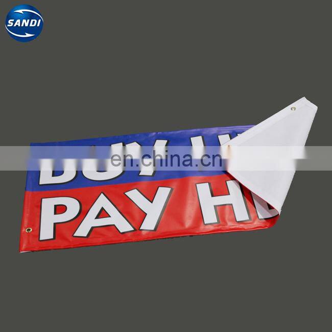 Outdoor full color printing advertising hanging mesh banner