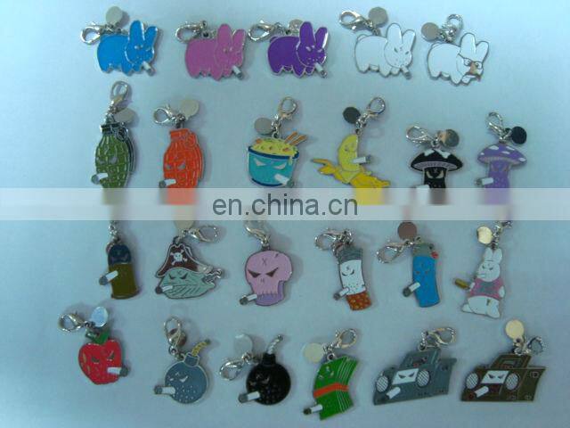 skull custom metal zipper pull