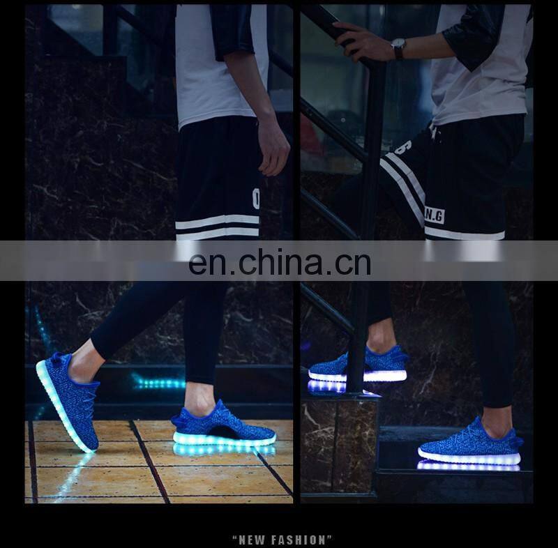 Simulation led shoes, led light up dance shoes, led light running shoes