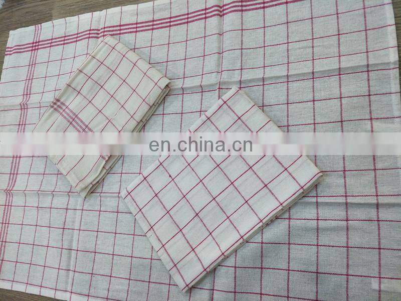 Pack of 3 yarn dyed cotton check tea towel