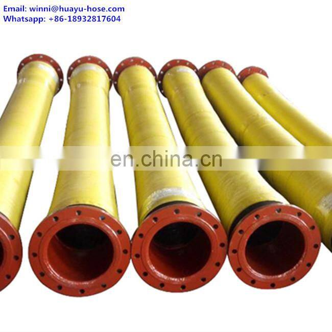 water/oil/mud/sand rubber dredging suction discharge hose
